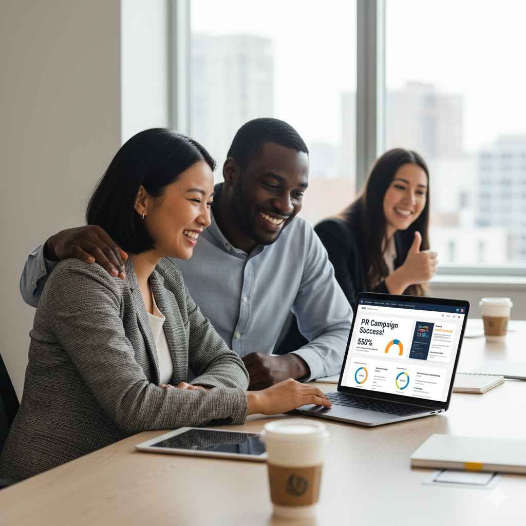 Finn Partners case study showcasing minority tech PR success results